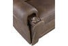 Image of Maxwell Bark 90" Inch "Quick Ship" ZERO GRAVITY Wall Hugger Power Leather Reclining Sofa
