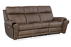 Image of Maxwell Bark 90" Inch "Quick Ship" ZERO GRAVITY Wall Hugger Power Leather Reclining Sofa