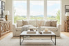 Ely 97 Inch "Quick Ship" Fabric Upholstered 2 Cushion Sofa