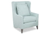 Image of Megan 8-Way Hand Tied Fabric Pillow Back Wingback Accent Chair
