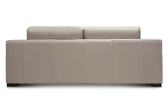 Metropolitan 94 Inch Modern Leather Two Cushion Wide Track Arm Sofa