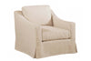 Image of Mia Ash "Quick Ship" Slipcovered SWIVEL Accent Chair