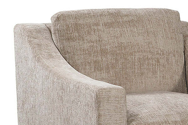 Mia Driftwood "Quick Ship" Slipcovered SWIVEL Accent Chair
