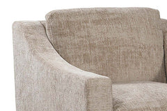 Mia Driftwood "Quick Ship" Slipcovered SWIVEL Accent Chair