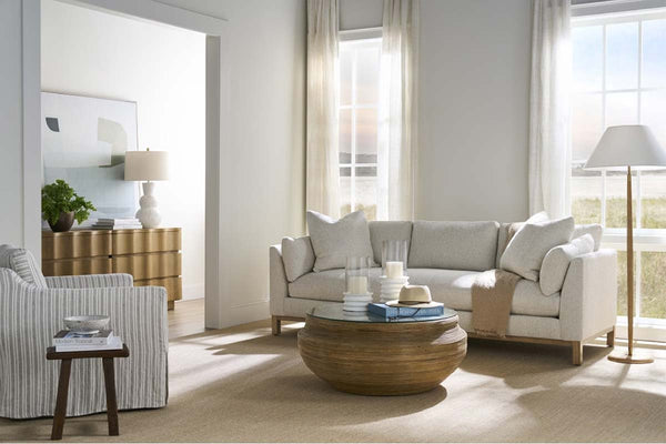 Mila I 99 Inch "Quick Ship" Kid Proof Performance Fabric Sofa