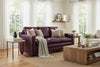 Image of Miles 80 Inch Apartment Three Cushion Pillow Back Leather Sofa