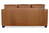 Image of Miles 80 Inch Apartment Three Cushion Pillow Back Leather Sofa