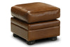 Image of Milo Leather Pillow Top Footstool Ottoman