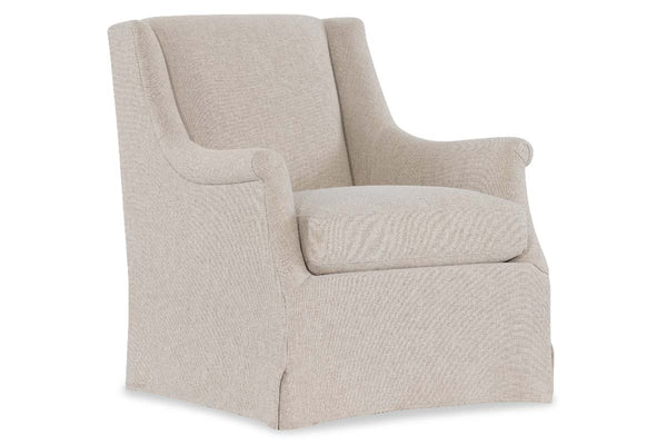 Meribelle "Quick Ship" 360 Degree Swivel Fabric Accent Chair
