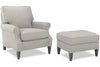 Image of Miranda 8-Way Hand Tied Transitional Fabric Chair With Inset Rolled Arms