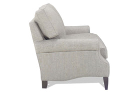 Miranda 60 Inch 8-Way Hand Tied Transitional Fabric Loveseat With Inset Rolled Arms