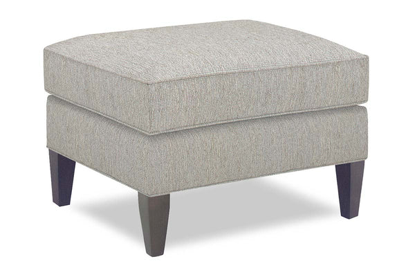 Miranda Transitional Pillow Top Fabric Footstool Ottoman