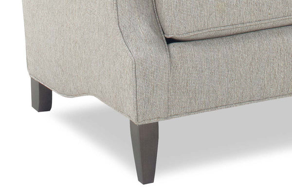 Miranda 83 Inch 8-Way Hand Tied Transitional Fabric Sofa With Inset Rolled Arms