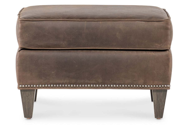 Monty Tufted Leather Accent Club Chair