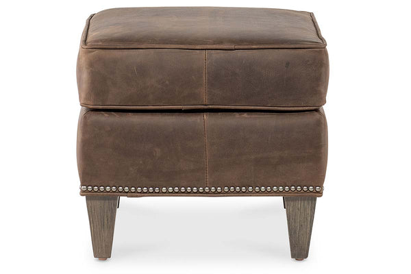 Monty Tufted Leather Accent Club Chair