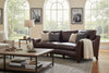 Image of Murray 102 Inch Contemporary Curved Conversation Leather Sofa