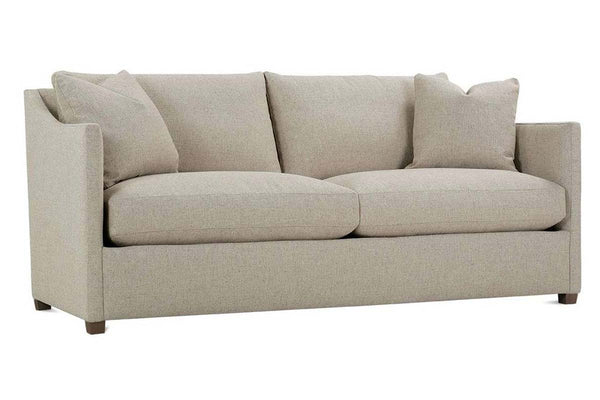 Nash 82 Inch Two Cushion Or Single Bench Seat Fabric Apartment Sofa