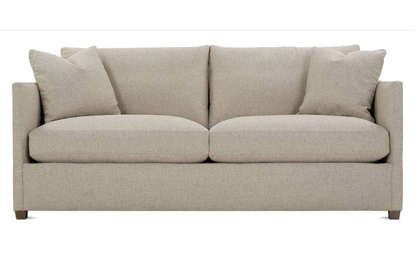 Nash 82 Inch Two Cushion Or Single Bench Seat Fabric Apartment Sofa