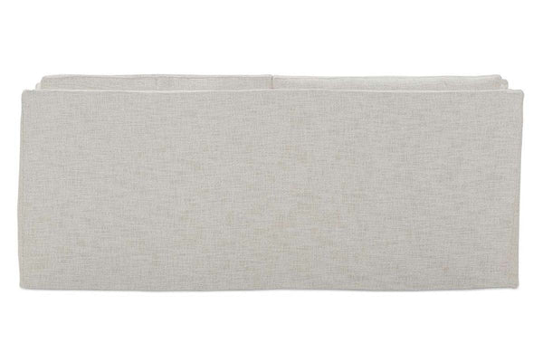 Nash I 82 Inch Sloping Track Arm Single Bench Cushion Fabric Slipcovered Sofa