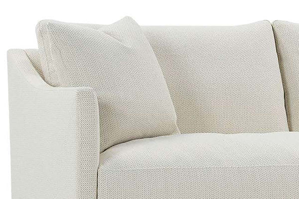 Nash 82 Inch Two Cushion Or Single Bench Seat Fabric Apartment Sofa