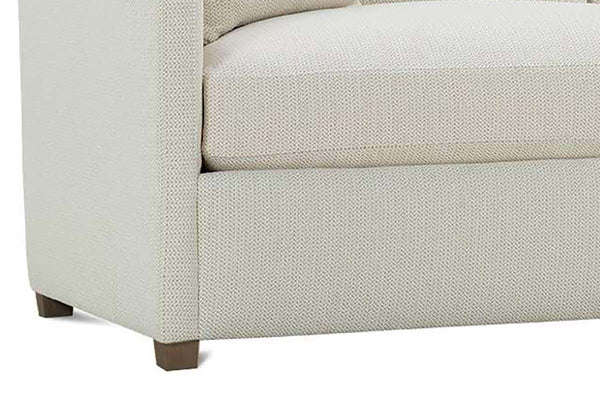 Nash 92 Inch Two Cushion Or Single Bench Seat Fabric Apartment Sofa