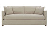 Image of Nash 92 Inch Two Cushion Or Single Bench Seat Fabric Apartment Sofa