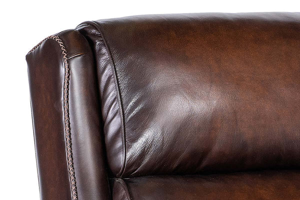 Nate Vortex Dual Power "Quick Ship" Leather Transitional Recliner