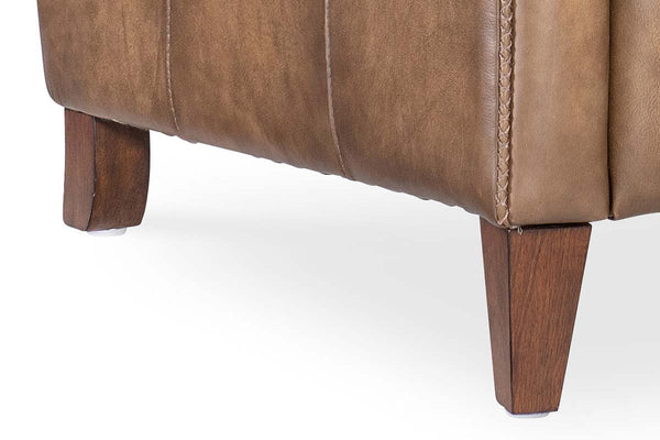 Nate Nature Dual Power "Quick Ship" Leather Transitional Recliner