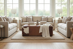 Nolan Hair On Hide 53" Inch Rectangular Leather Ottoman