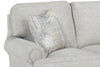 Image of Olive 74 Inch 8-Way Hand Tied Traditional Fabric Rolled Arm Sofa With Shallow Seat