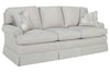 Image of Olive 84 Inch 8-Way Hand Tied Traditional Fabric Rolled Arm Sofa With Shallow Seat