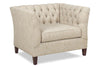 Image of Opal Traditional 8-Way Hand Tied Shelter Arm Sofa Collection With Tufted Back