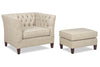 Image of Opal Traditional 8-Way Hand Tied Shelter Arm Sofa Collection With Tufted Back