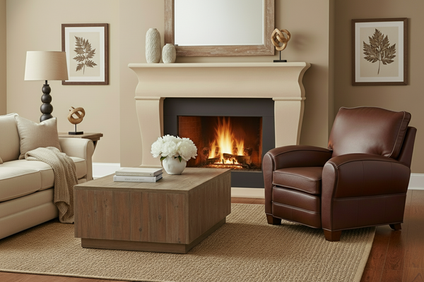 Orleans Leather French Club Chair