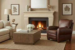 Orleans Leather French Club Chair