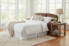 Orleans 83.5 Inch 3 Cushion Leather Queen Sleeper Sofa