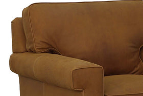 Oscar Transitional Leather Livingroom Chair