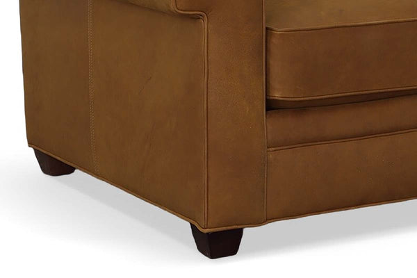 Oscar Transitional Leather Livingroom Chair