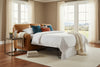 Oscar 90 Inch Traditional Leather Convertible Queen Sofa Bed