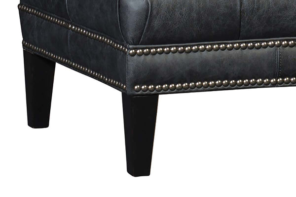 Owen Tufted 36", 42" Or 46" Inch Rectangular Leather Ottoman (3 Sizes Available)