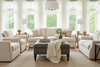 Oxford 39 Inch Square Deep Button Tufted Ottoman With Nailhead Trim