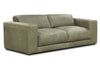 Image of Palmer 94 Inch Modern Leather Two Cushion Track Arm Sofa