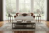 Image of Parker 83.5 Inch 3 Cushion Leather Queen Sleeper Sofa Manhattan Style