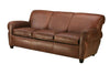 Image of Parker 83.5 Inch Vintage Leather Cigar Club Sofa Like The Manhattan