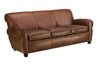 Image of Parker 83.5 Inch Vintage Leather Cigar Club Sofa Like The Manhattan