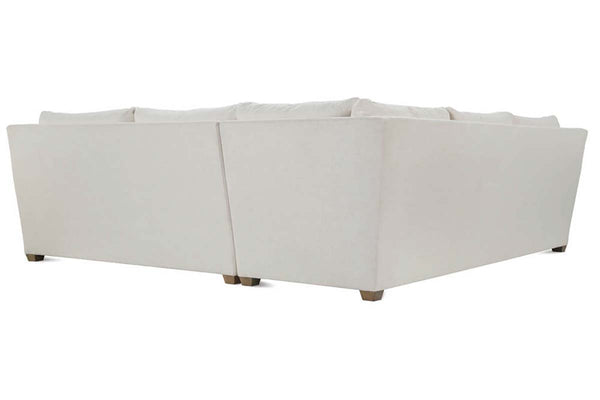 Paulette "Quick Ship" Two Piece Pillow Back Sectional (As Configured)