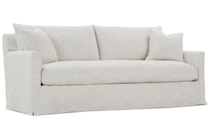 Paulette 89 Inch "Quick Ship" Slipcovered Sofa