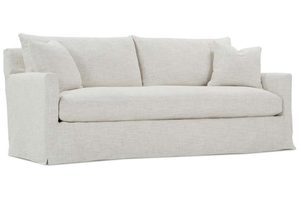 Paulette 89 Inch Quick Ship Slipcovered Sofa
