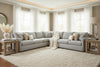 Image of Paulette Track Arm Fabric Sectional Sofa