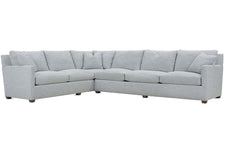 Paulette Track Arm Fabric Sectional Sofa